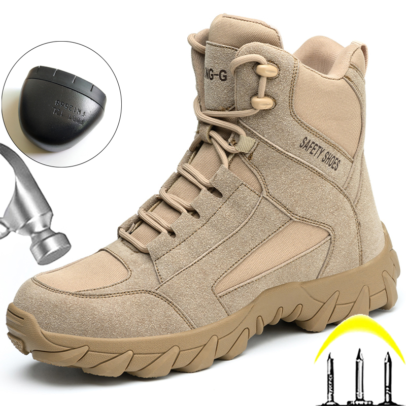Crossfit Outdoor - Botas de Soldagem Anti-Queimadura, Calçados de
